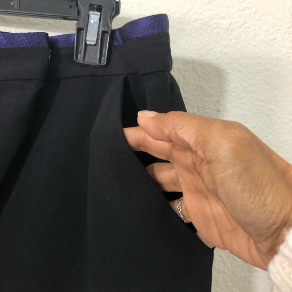 RACHEL ROY Loose Dressy Shorts Black Sz 8 - Picture 5 of 10